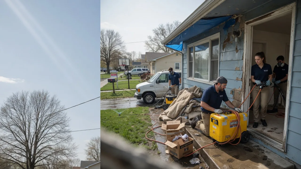 Basement Flood Cleanup in North Salem, IN near me